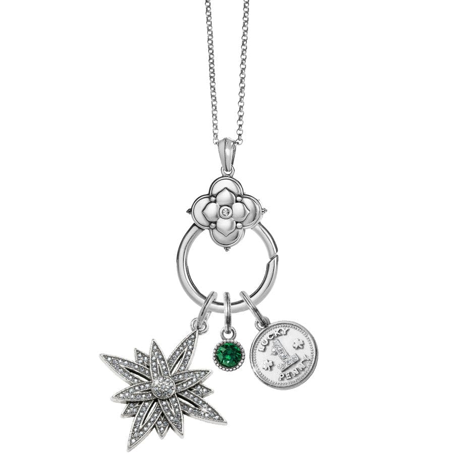 Luck and Prosperity Necklace silver-green 1