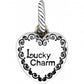 Lucky Twirl Heart Charm