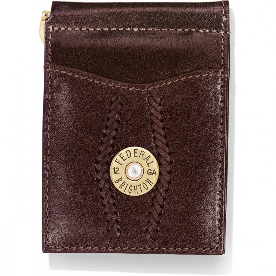 Macon County Money Clip Wallet brown 1