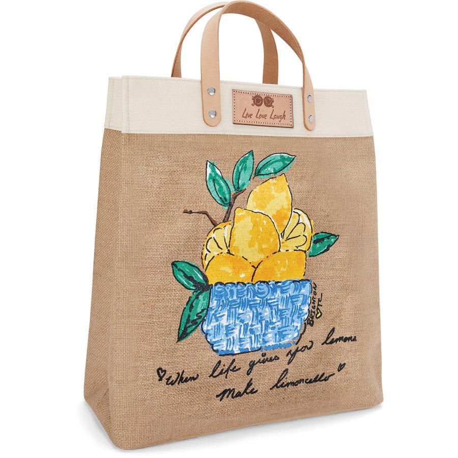 Main Squeeze Burlap Tote multi 1