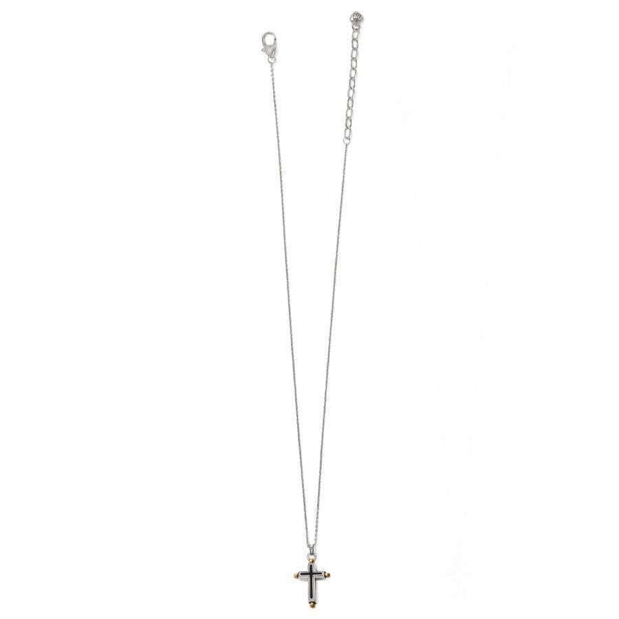 Majestic Gallant Cross Reversible Necklace silver-gold 3