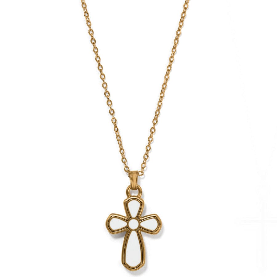 Majestic Imperial Cross Reversible Necklace gold 2