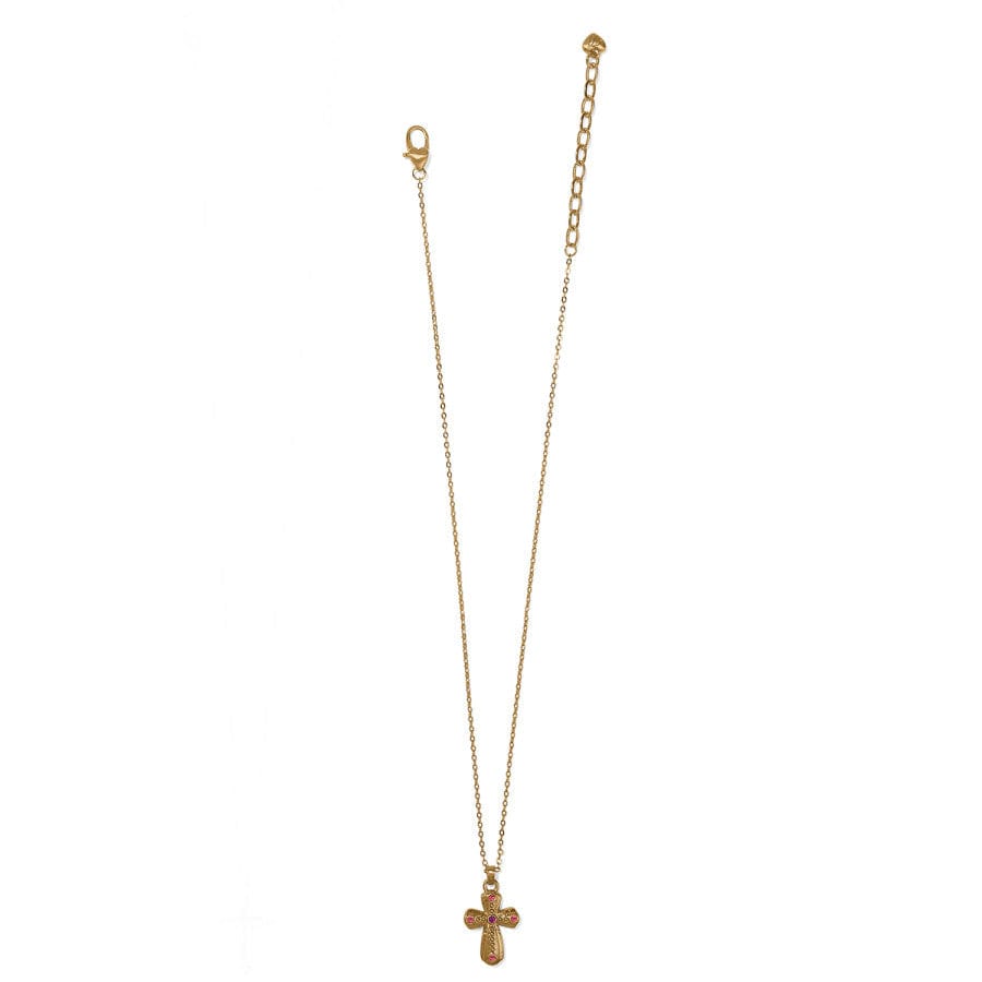 Majestic Imperial Cross Reversible Necklace gold 3