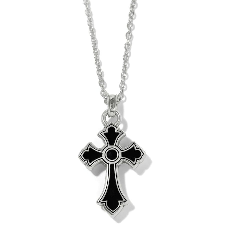 Majestic Regal Cross Reversible Necklace silver-gold 3