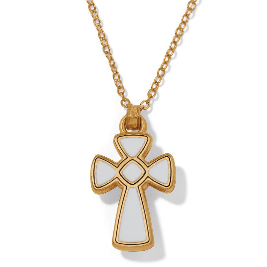 Majestic Royal Cross Reversible Necklace gold 2
