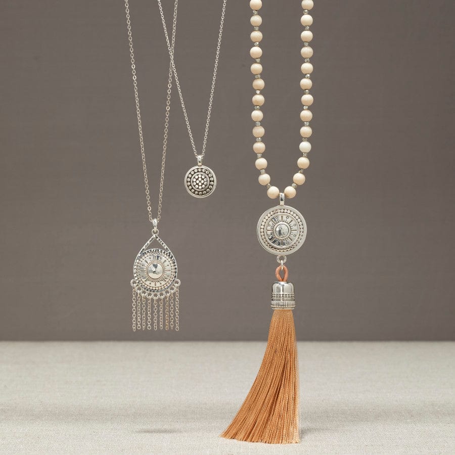Marrakesh Neutral Fringe Necklace