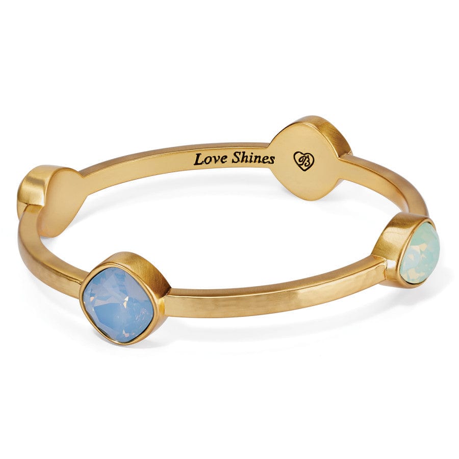 Mercury Bangle brushed-gold-blue 1