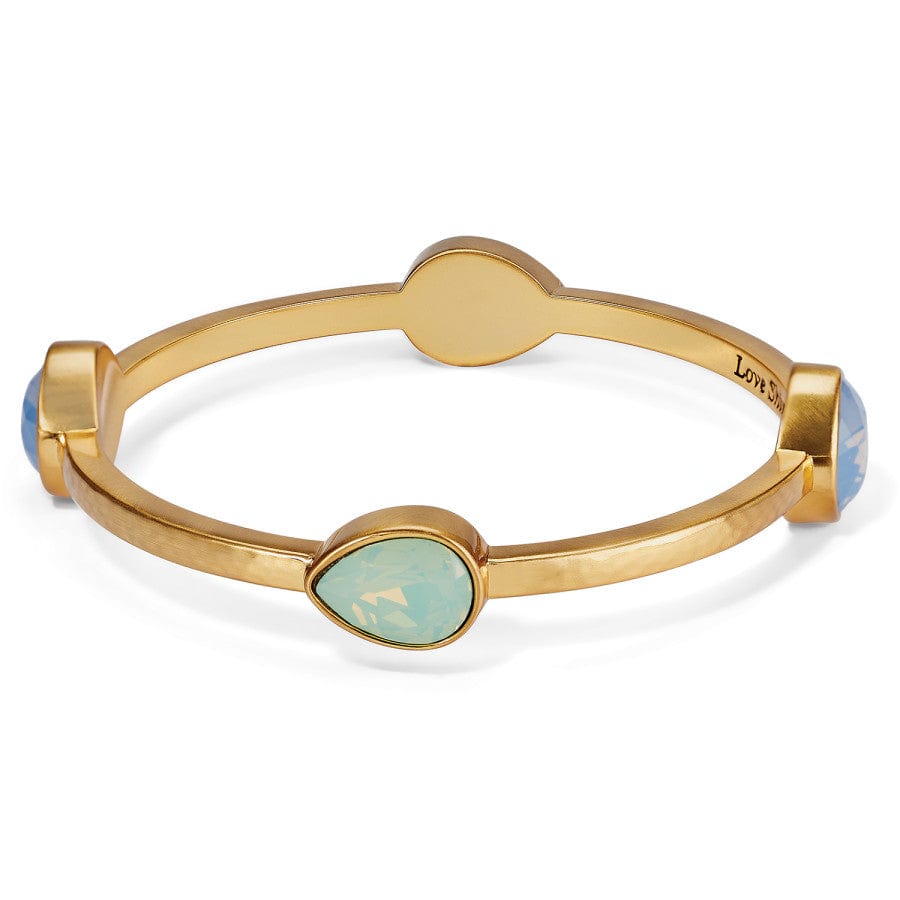 Mercury Bangle brushed-gold-blue 6