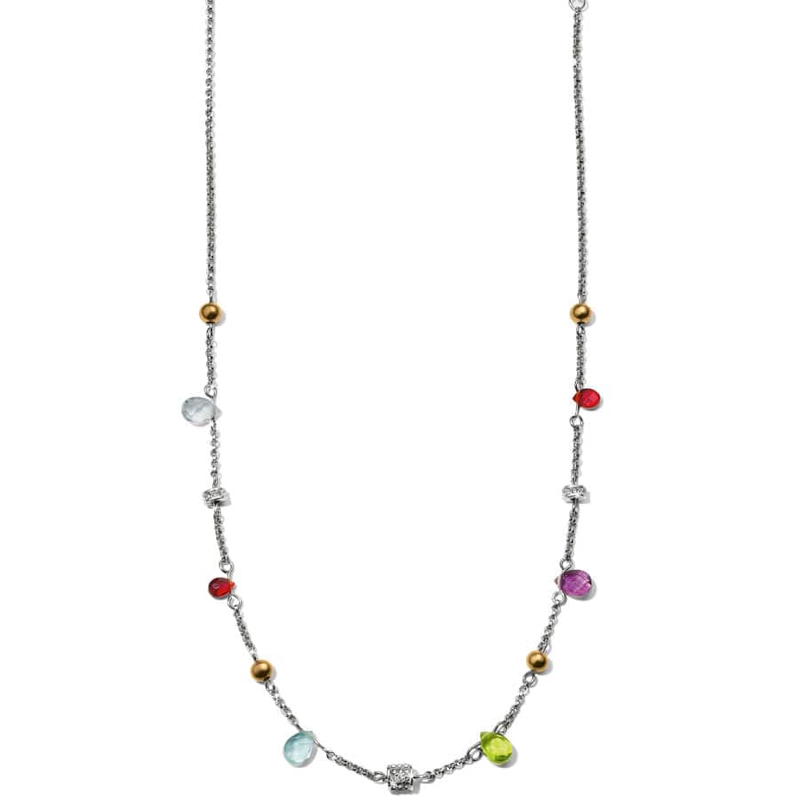 Meridian Aurora Petite Necklace silver-multi 1