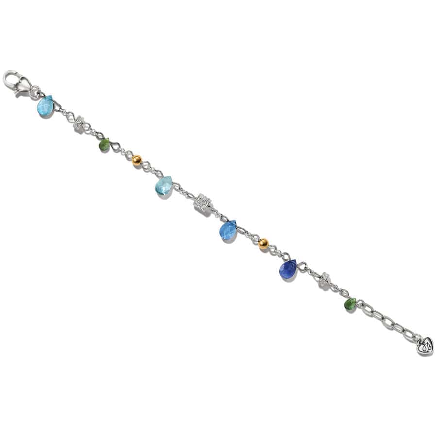 Sky Blue Jade Gemstone Bracelet with What is Meant To Be Sterling Silver  Charm | T. Jazelle