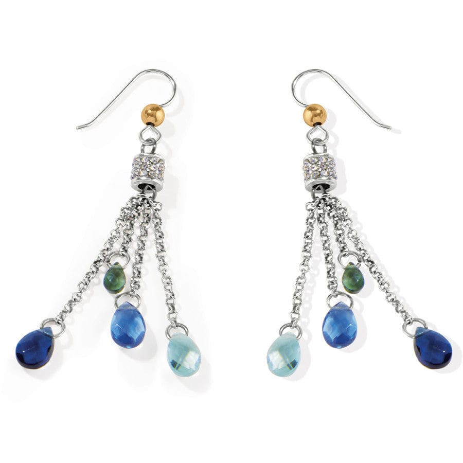 Meridian Aurora Sky French Wire Earrings silver-blues 2