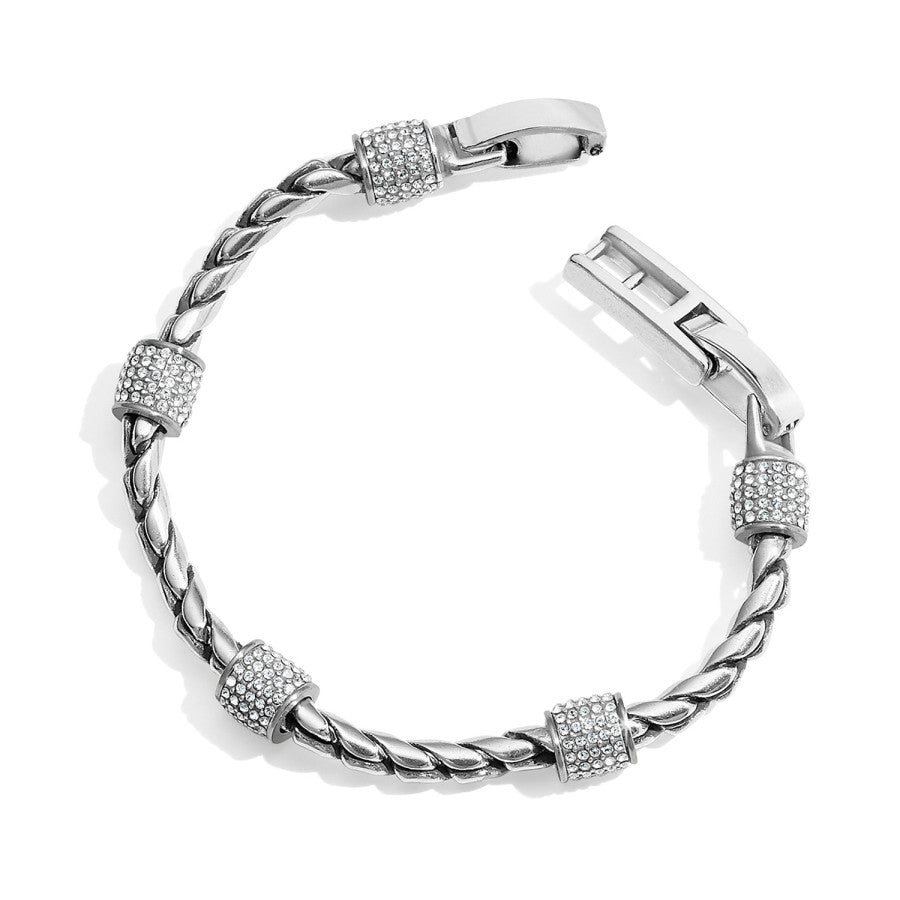 Oxidised Silver Black Turkey Stone Double Bullet Bracelet For Men - Silver  Palace