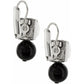 Meridian Bead Leverback Earrings