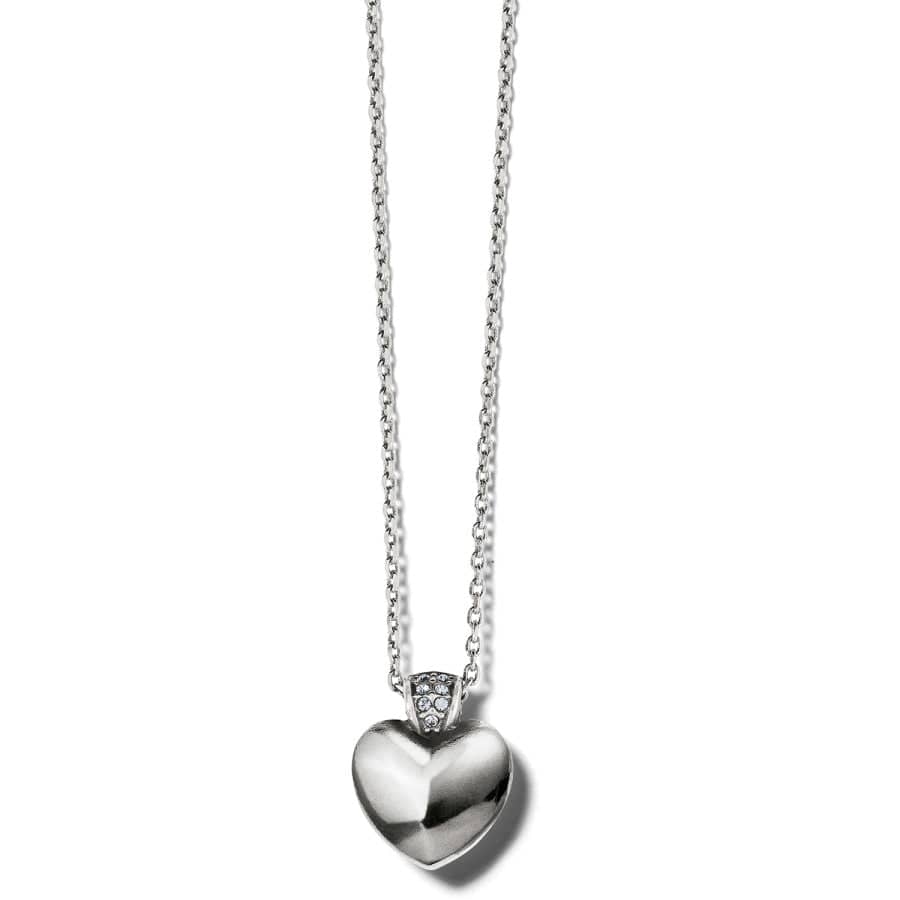 Meridian Mini Heart Necklace silver 1