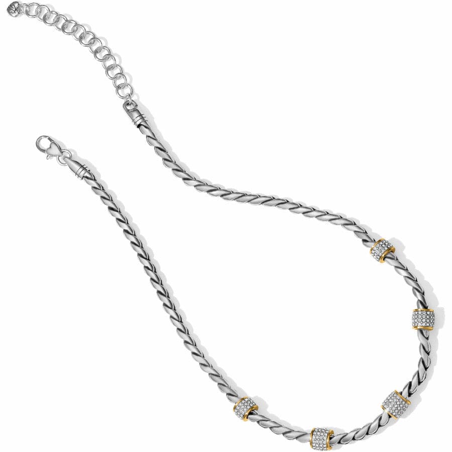 Meridian Necklace silver-gold 2