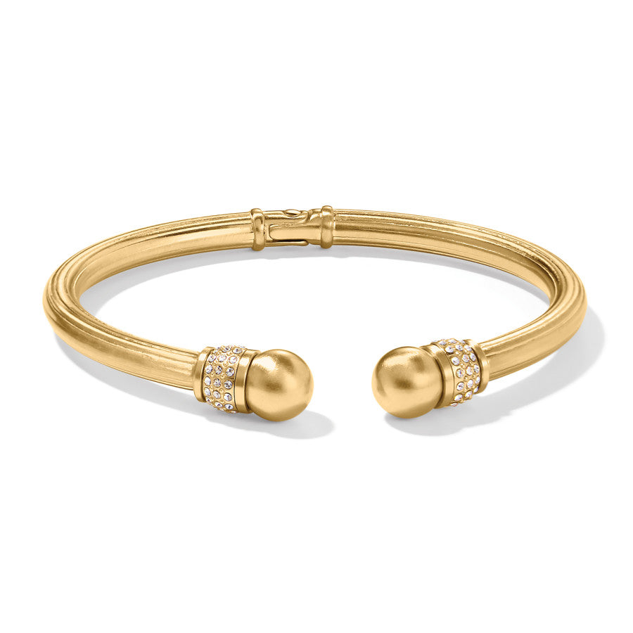 Meridian Open Hinged Bangle gold 4