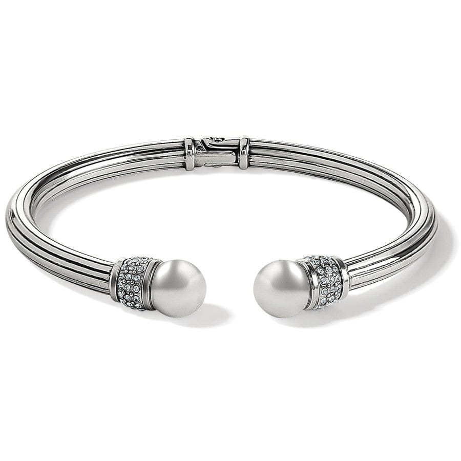 Meridian Open Hinged Bangle silver 9