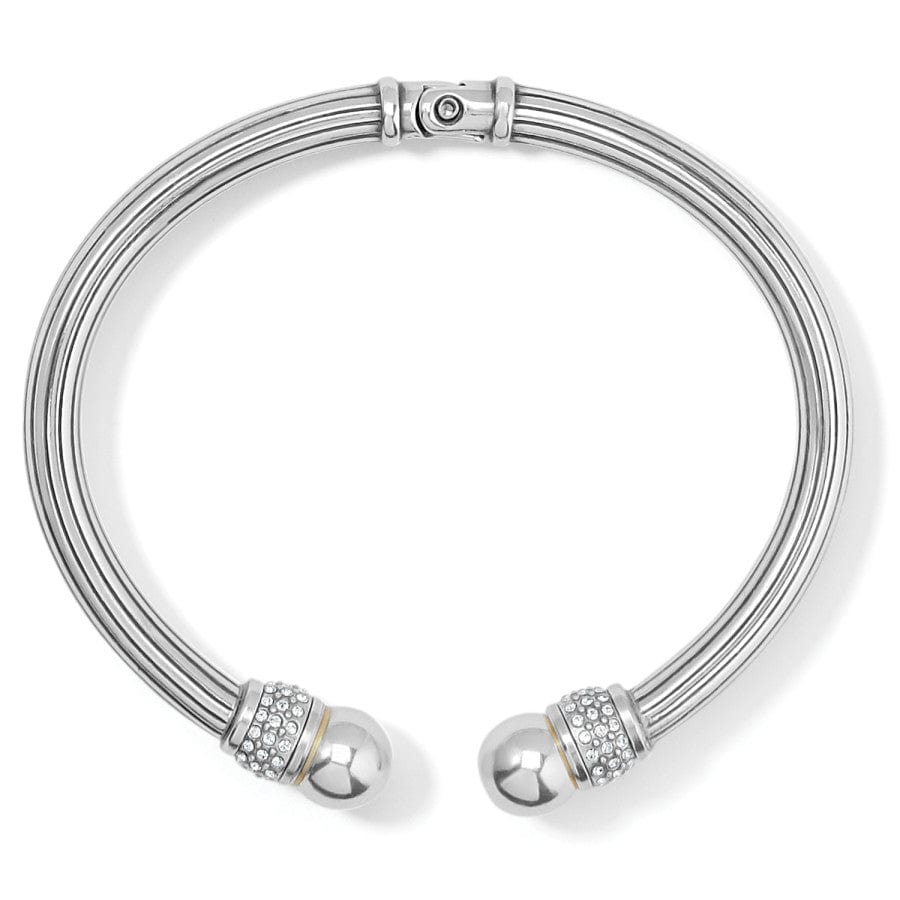 Meridian Open Hinged Bangle silver 10