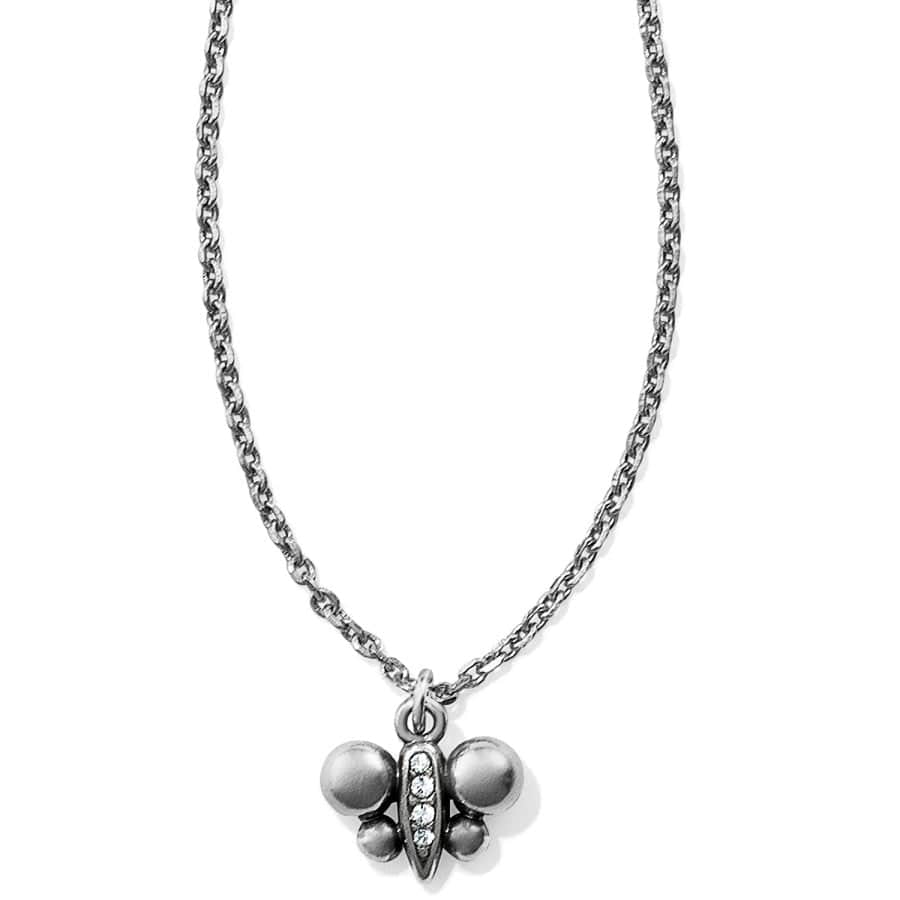 Meridian Petite Butterfly Necklace silver 1