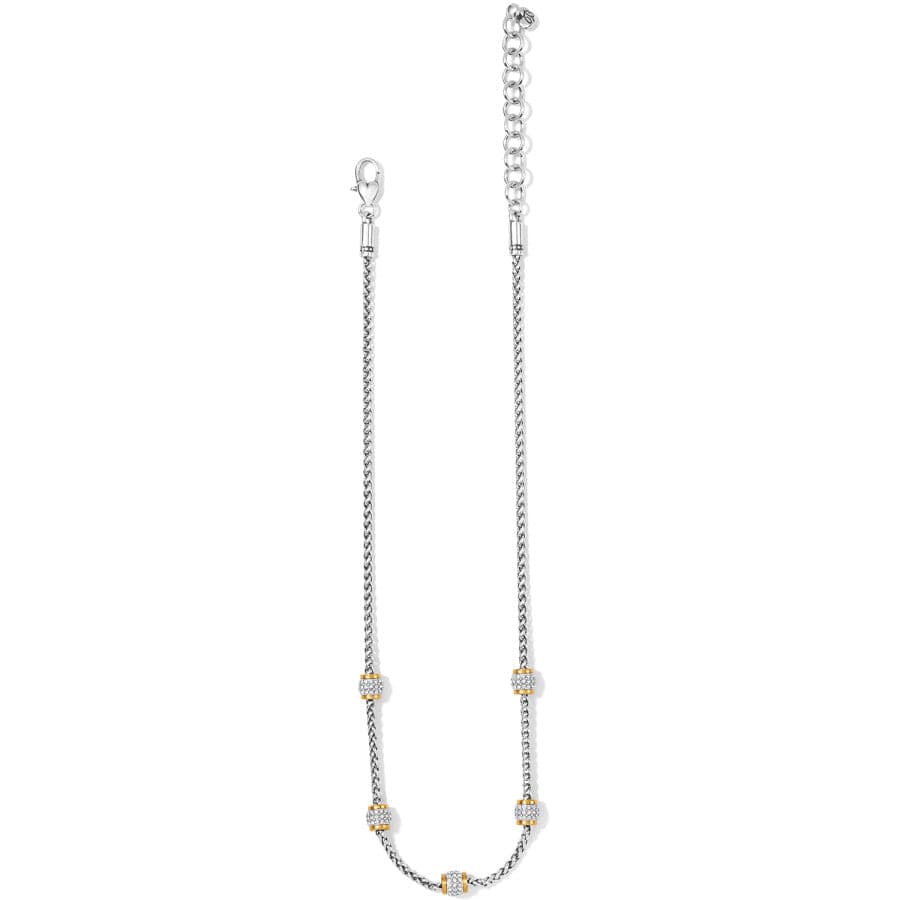 Meridian Petite Short Necklace silver-gold 7