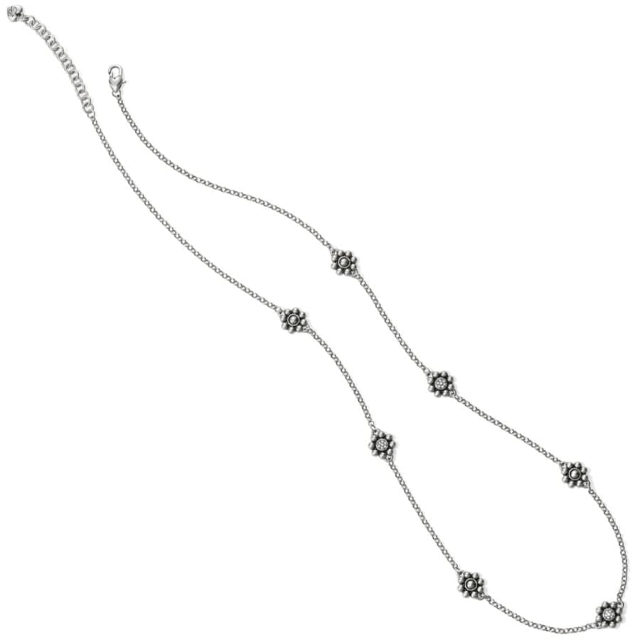 YES PLEASE! Womens 1/10 CT. T.W. Genuine White Diamond Sterling Silver  Strand Station Necklace - JCPenney