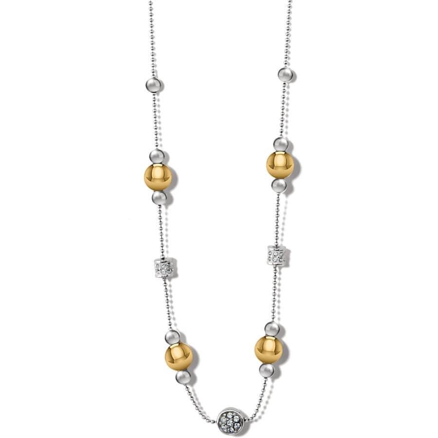 Meridian Prime Short Necklace silver-gold 1