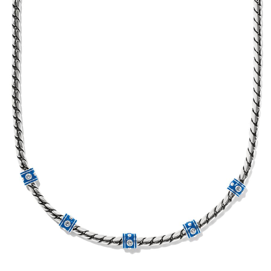 Meridian Sierra Necklace silver-blue 1