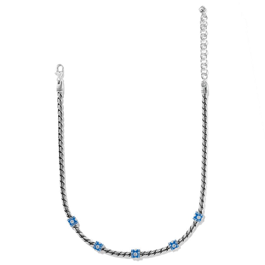 Meridian Sierra Necklace silver-blue 2