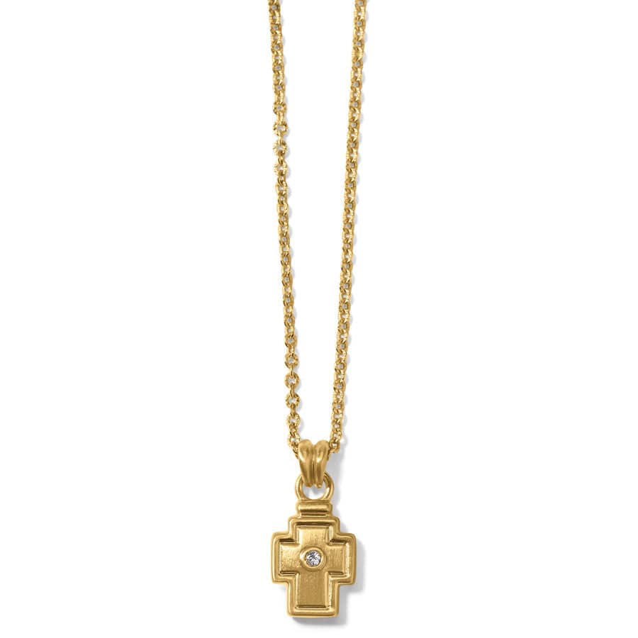 Meridian Zenith Cross Necklace gold 5