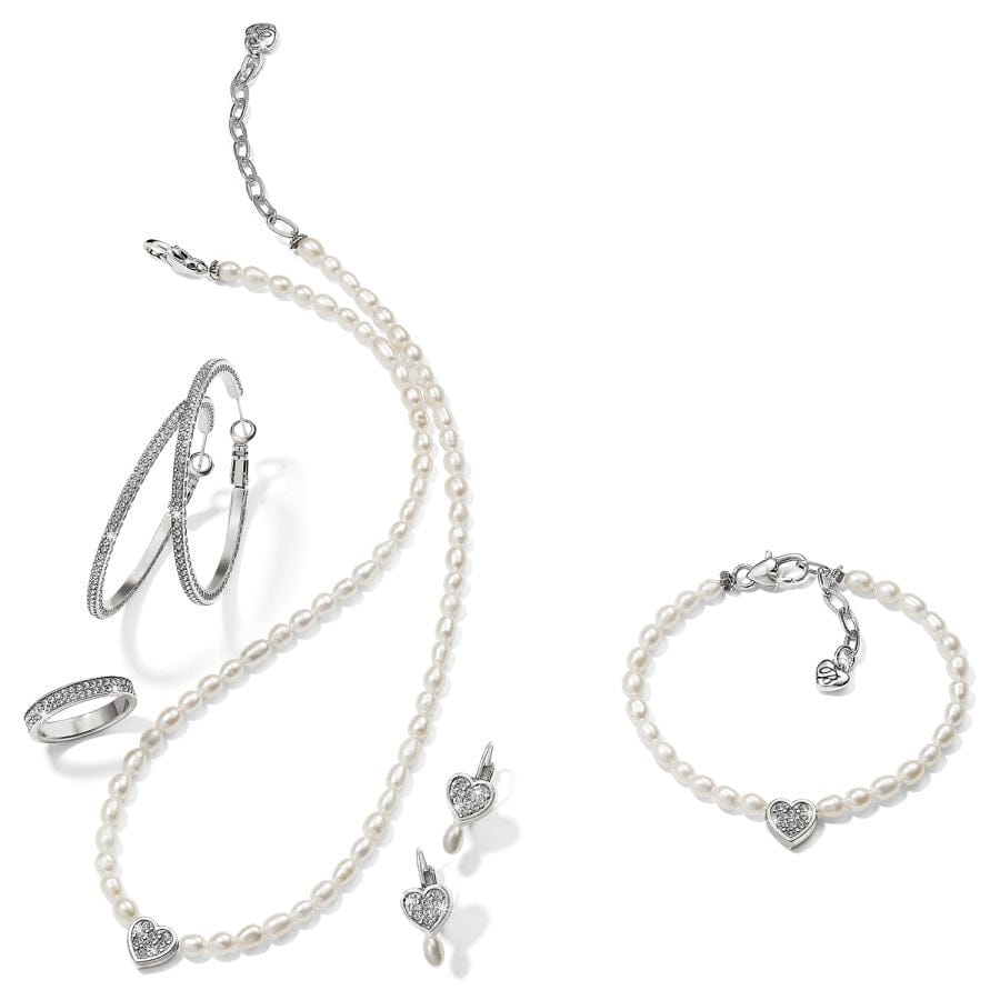 Meridian Zenith Heart Pearl Bracelet silver-pearl 2