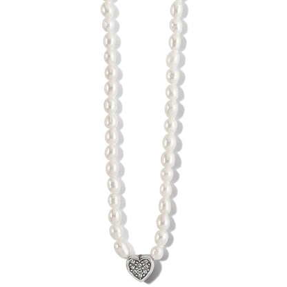 Meridian Zenith Heart Pearl Necklace