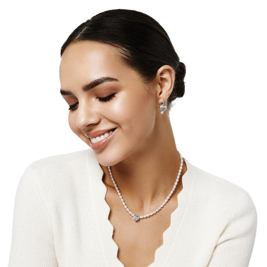 Meridian Zenith Heart Pearl Necklace silver-pearl 5