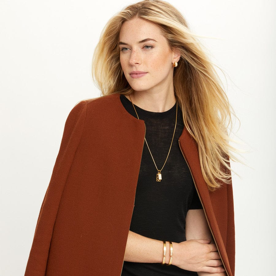 Meridian Zenith Hinged Bangle gold 3