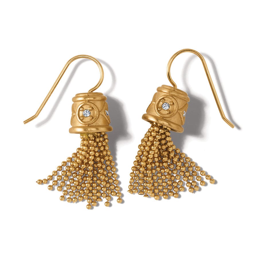 Meridian Zenith Tassel French Wire Earrings gold 1