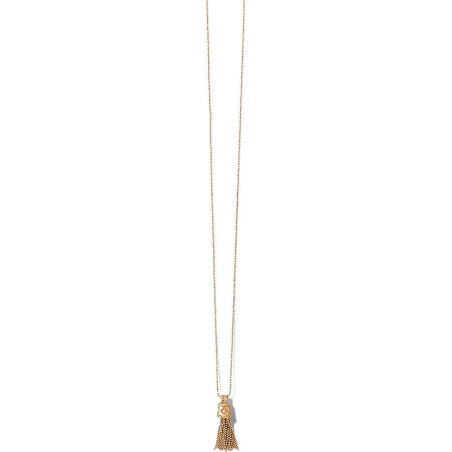 Meridian Zenith Tassel Necklace gold 2