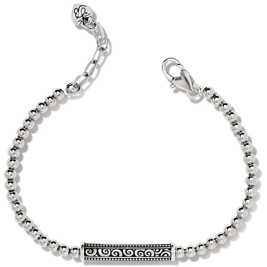 Mingle Adore Bar Soft Bracelet silver 1