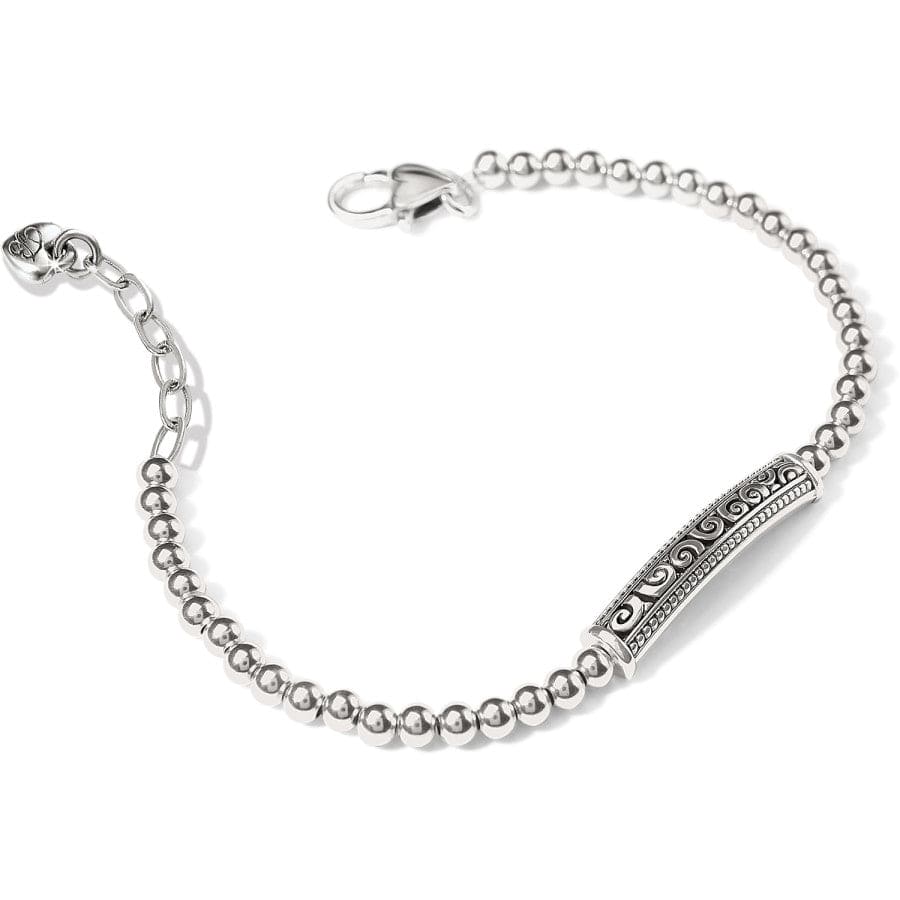 Mingle Adore Bar Soft Bracelet silver 2