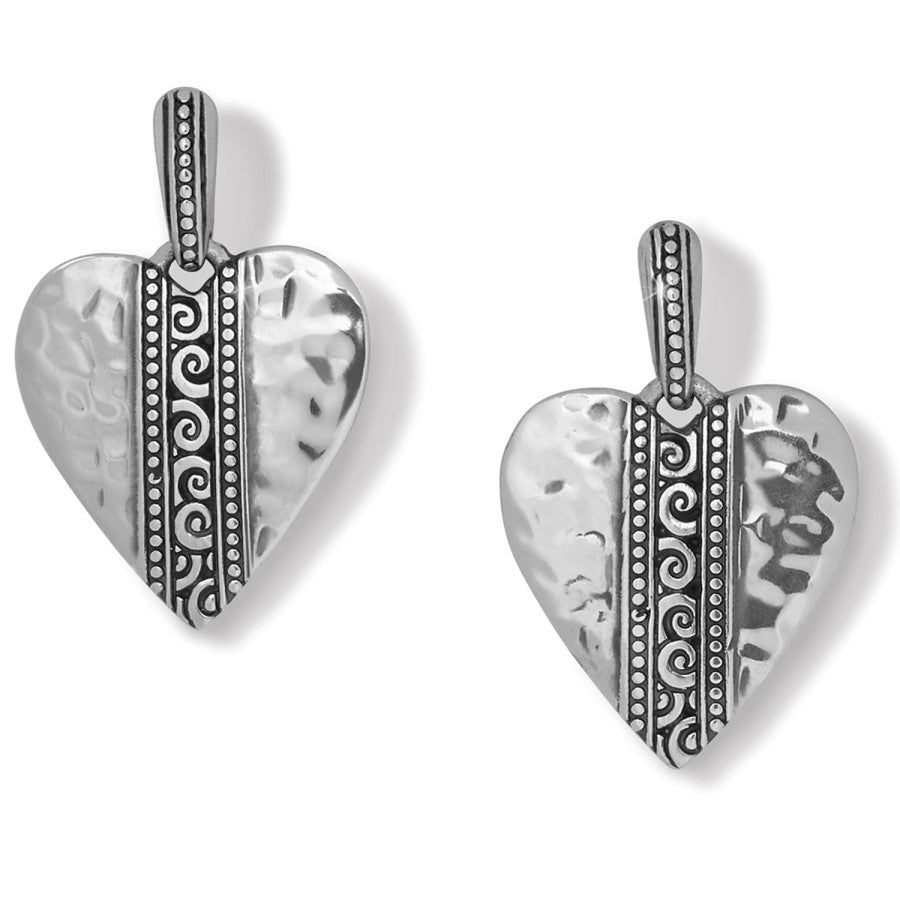 Mingle Adore Post Drop Earrings silver 1