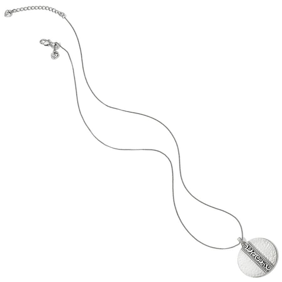 Mingle Disc Necklace silver 2