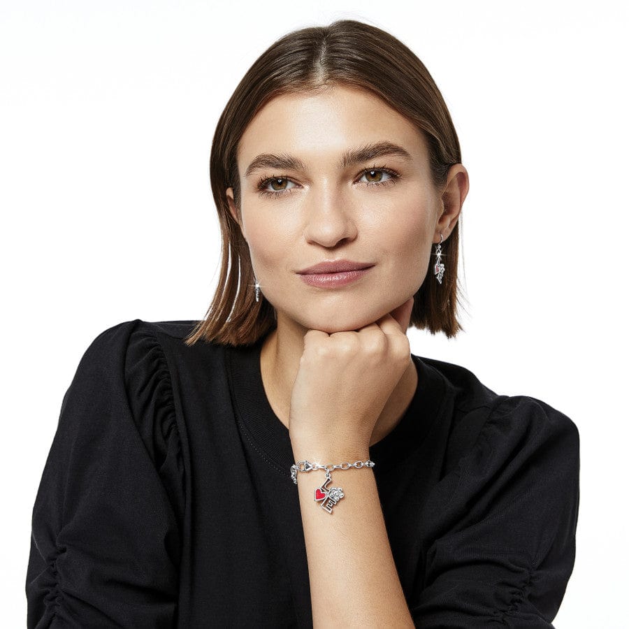 Mod Love Bracelet silver-red 3