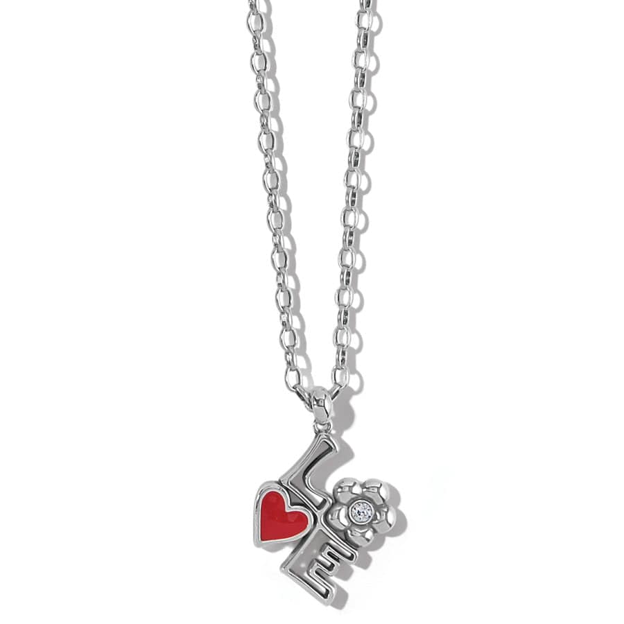 Mod Love Necklace silver-red 1