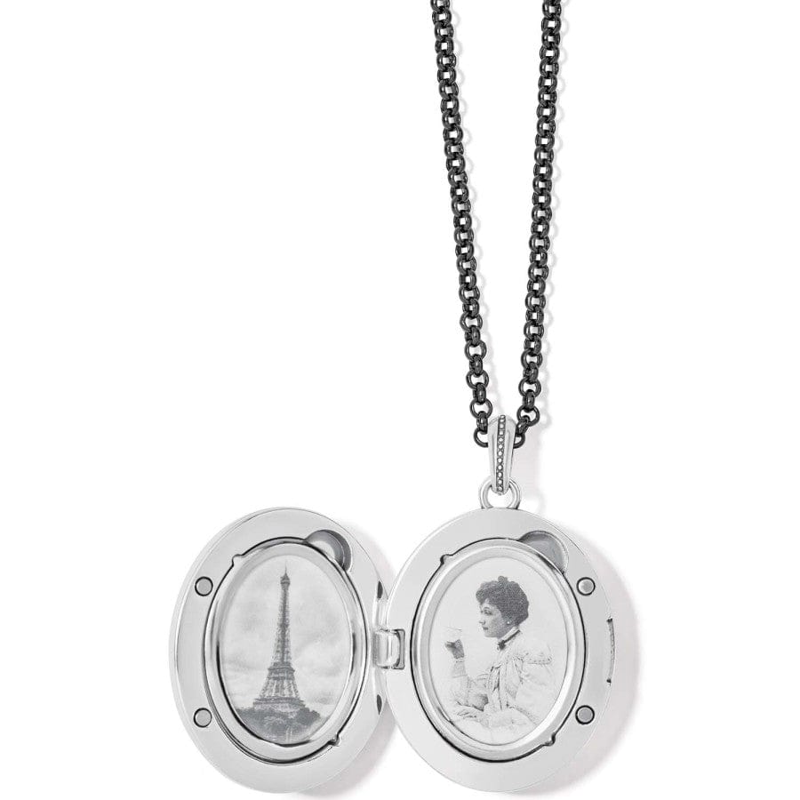 Monarch Dream Convertible Locket Necklace black-gold 2