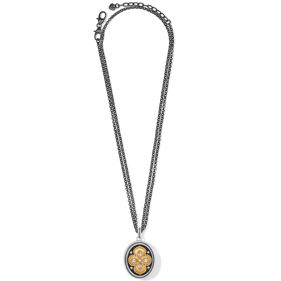 Monarch Dream Convertible Locket Necklace black-gold 4