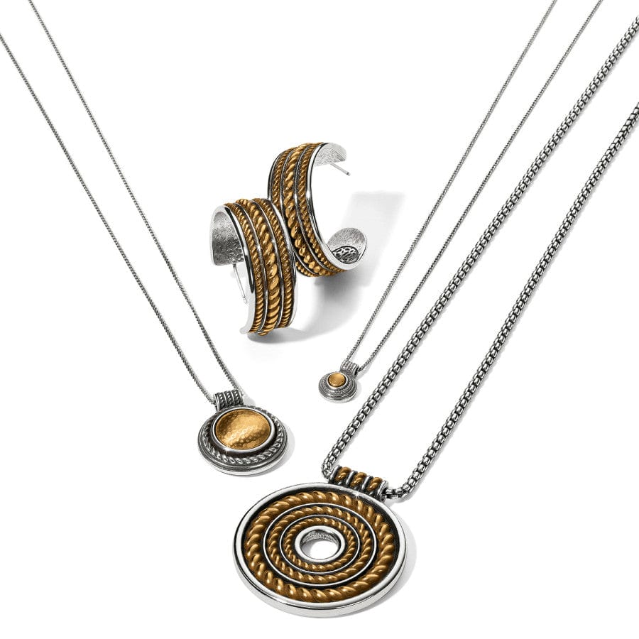 Monete Pendant Necklace silver-gold 4