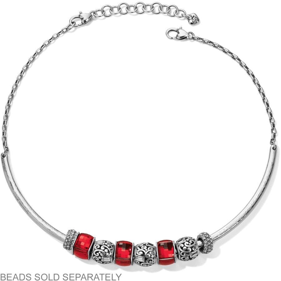 Monogram Choker Necklace silver 3