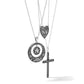 Moonlight Garden Convertible Cross Necklace