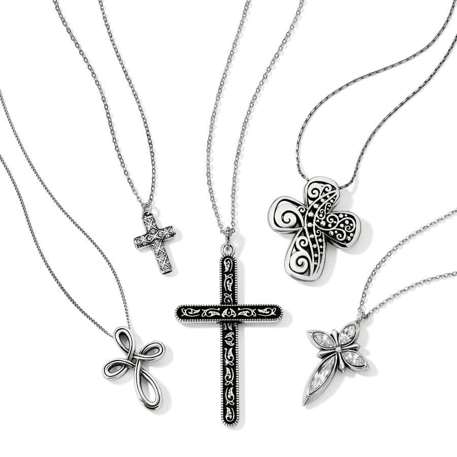 Moonlight Garden Convertible Cross Necklace