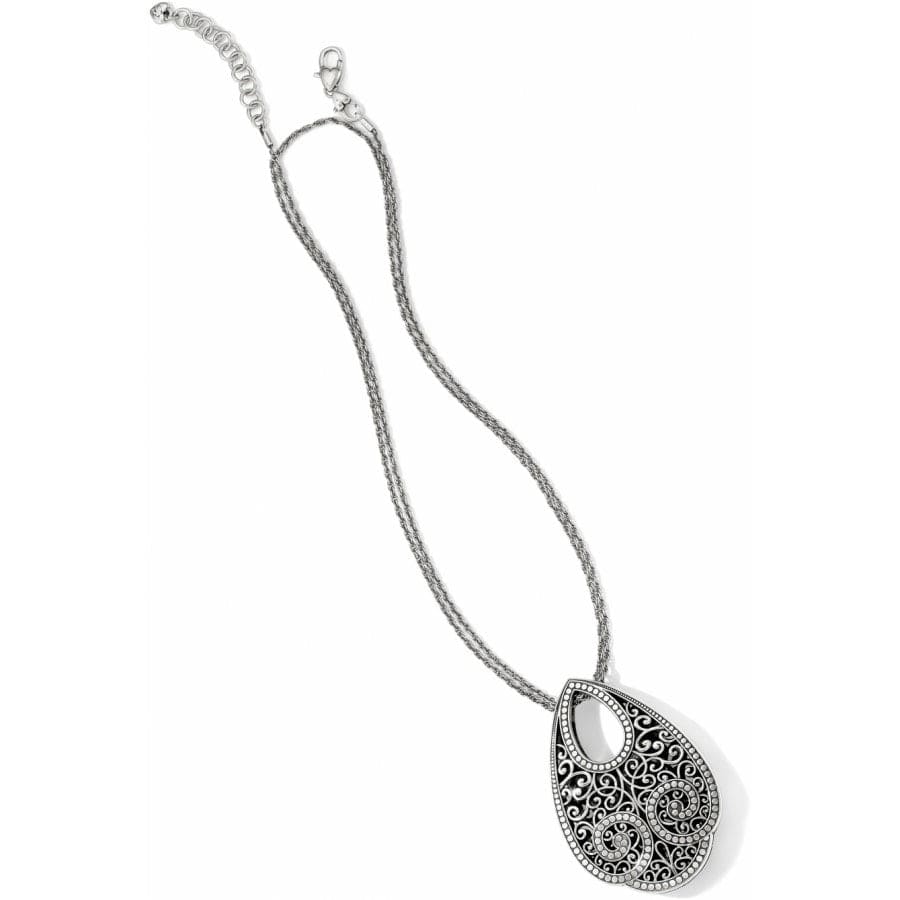 Mumtaz Teardrop Necklace silver 3