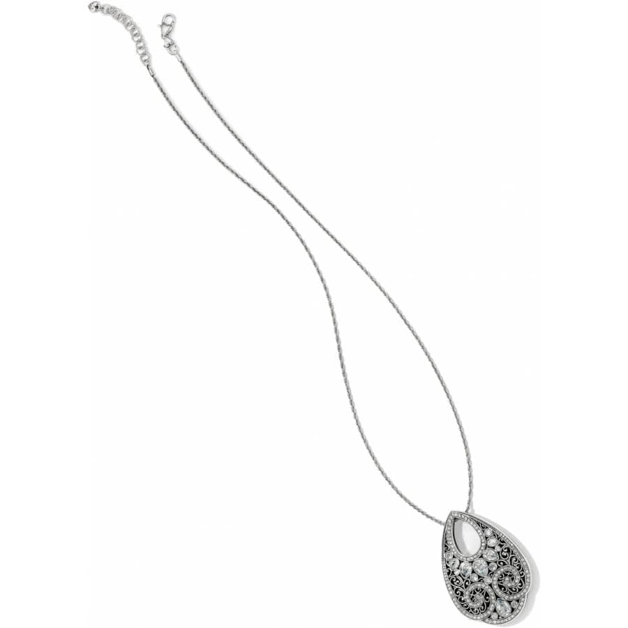 Mumtaz Teardrop Necklace silver 4