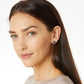 Neptune's Rings Amethyst Button Earrings
